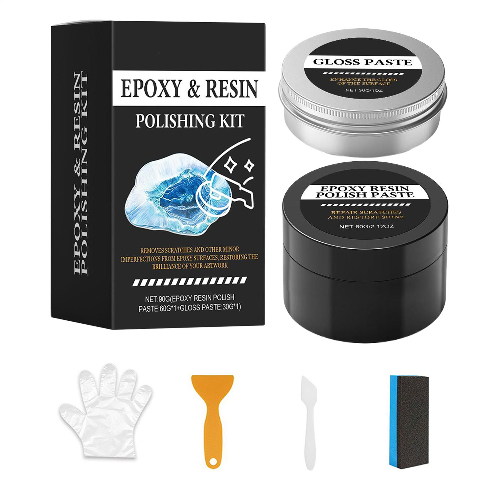 Resin Art Kit - Глянцевая полировальная паста из эпоксидной смолы,