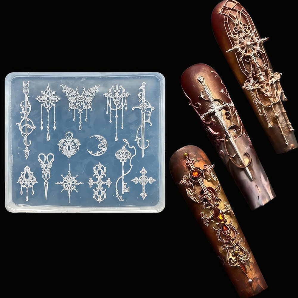 Resin Art Template - Силиконовая форма со стрелкой, лунная смола,