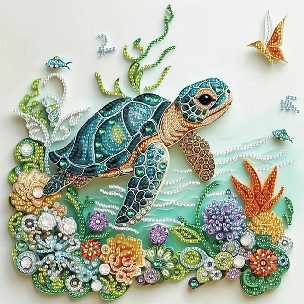 Resin Art And Deco - Наборы для алмазной вышивки «Морская черепаха»
