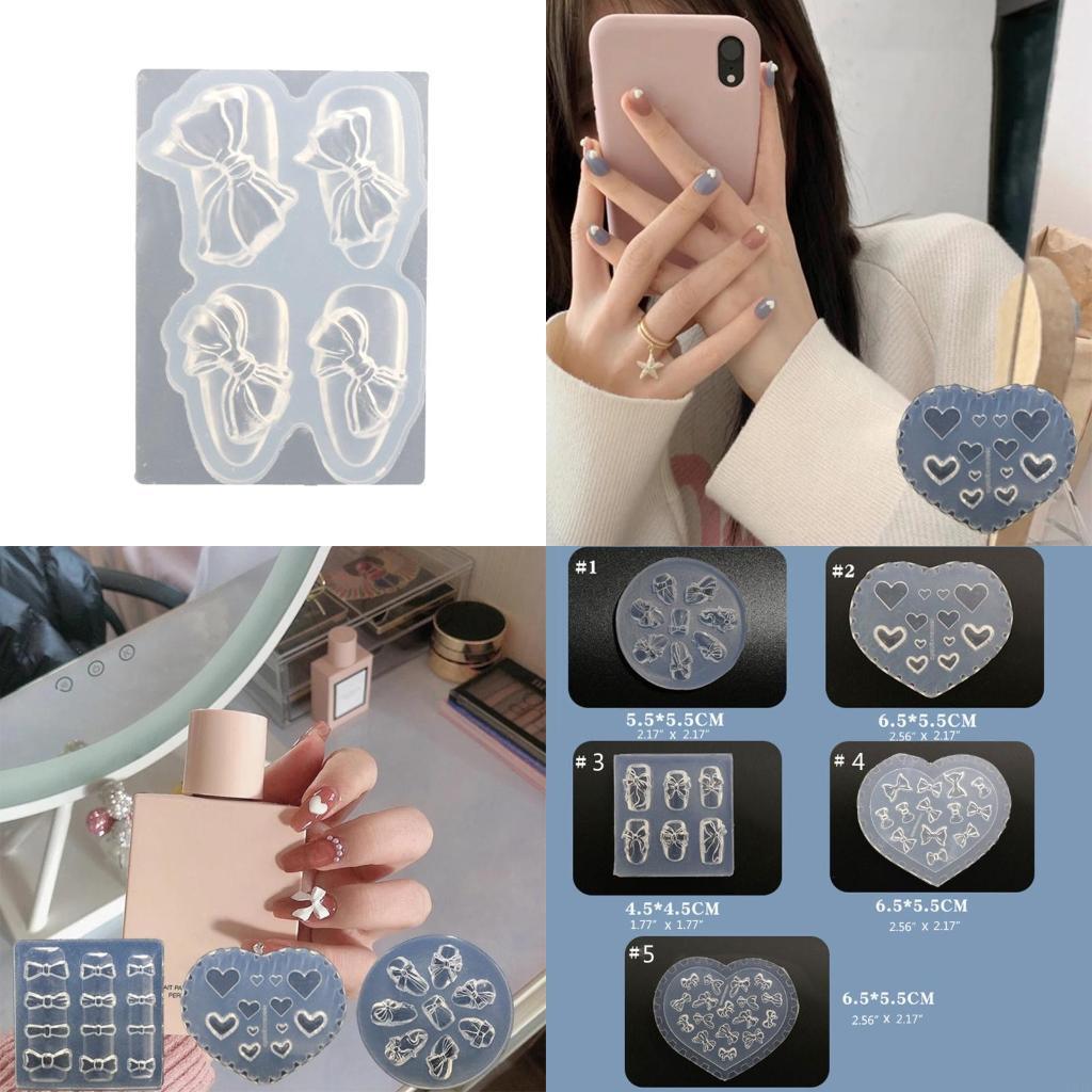 Resin Art Template - Силиконовая форма для резьбы по ногтям,