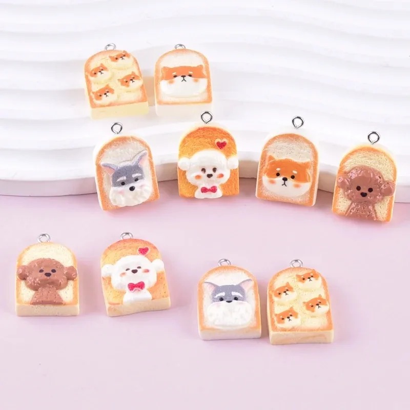 Resin Art Earrings - 10 шт. милых подвесок из смолы