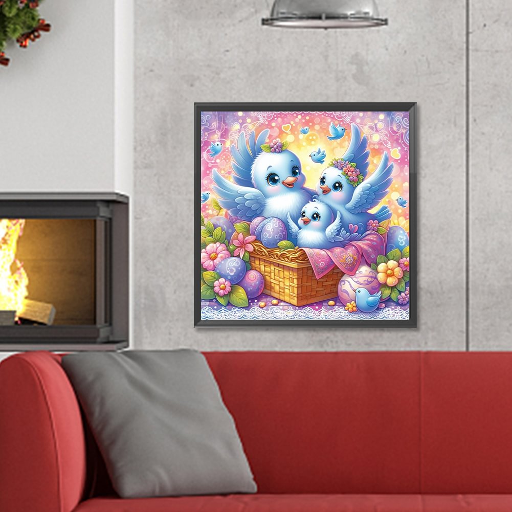Resin Art Kit - Алмазная картина Семейный Рождественский отец Полная