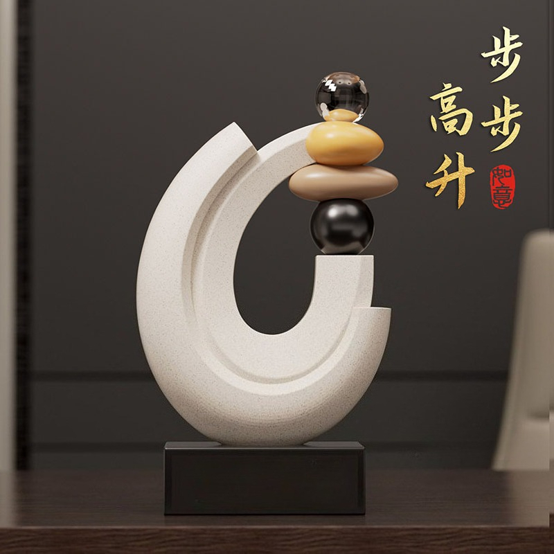 Resin Art Anniversary Gift - Декоративная статуэтка из камня удачи для