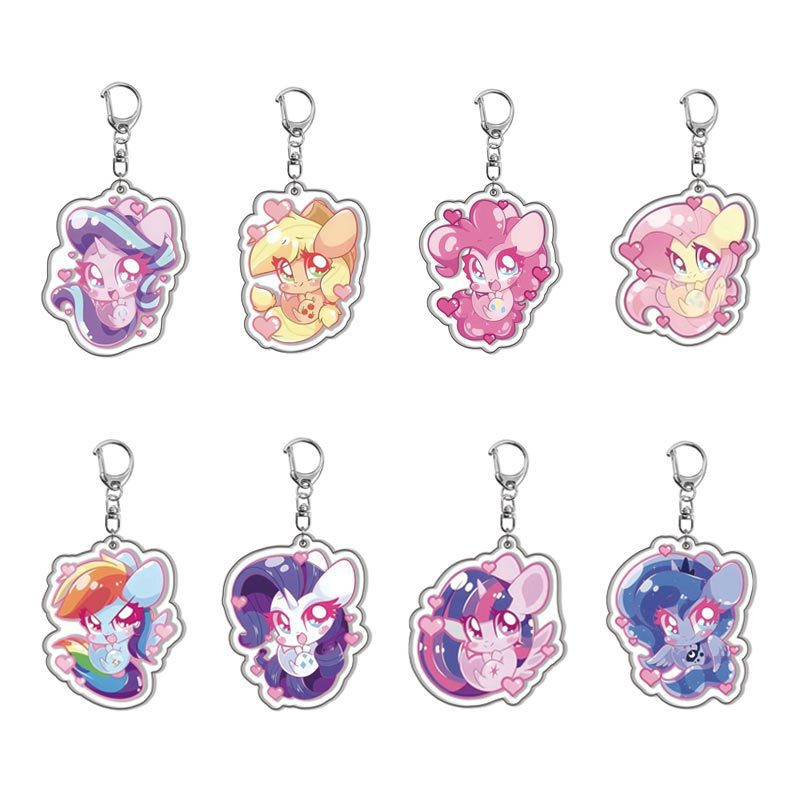 Resin Art Anime - Милый акриловый брелок-подвеска «Мой маленький пони»