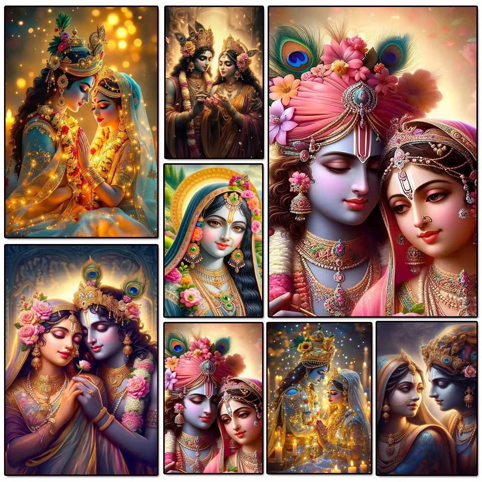 Индийский Лорд Радха Кришна па – обзор и цена Resin Art Radha Krishna