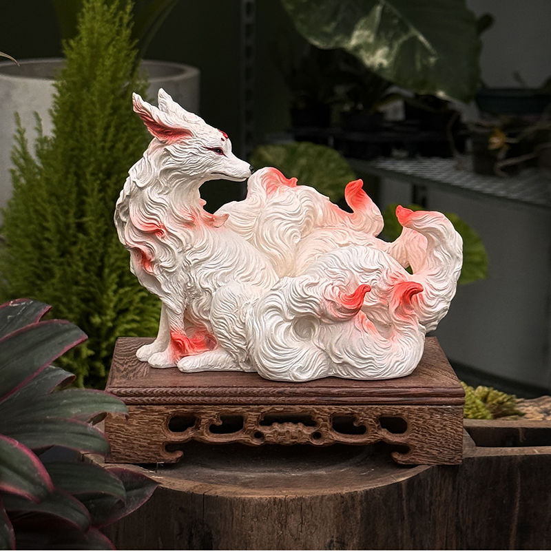 Статуэтка Девятихвостой лисы д – обзор и цена Resin Art Anniversary Gift