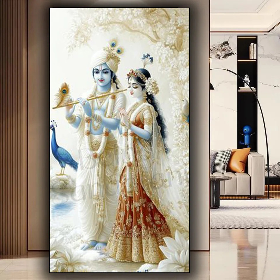 Индийский Лорд Редха Кришна Па – обзор и цена Resin Art Radha Krishna