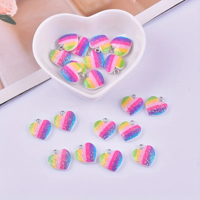 10 шт. разноцветных подвесок в – обзор и цена Resin Art Earrings