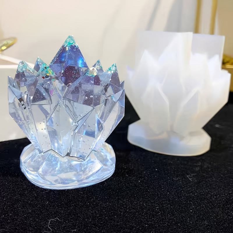 1 szt. Kryształowy klaster Dek – обзор и цена Resin Art Mould