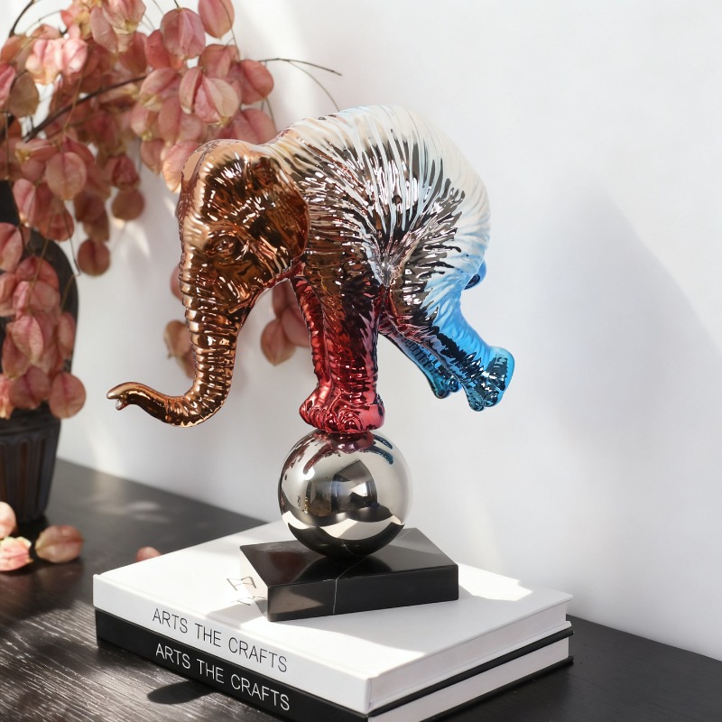 Яркая статуэтка слона в стиле  – обзор и цена Resin Art Anniversary Gift