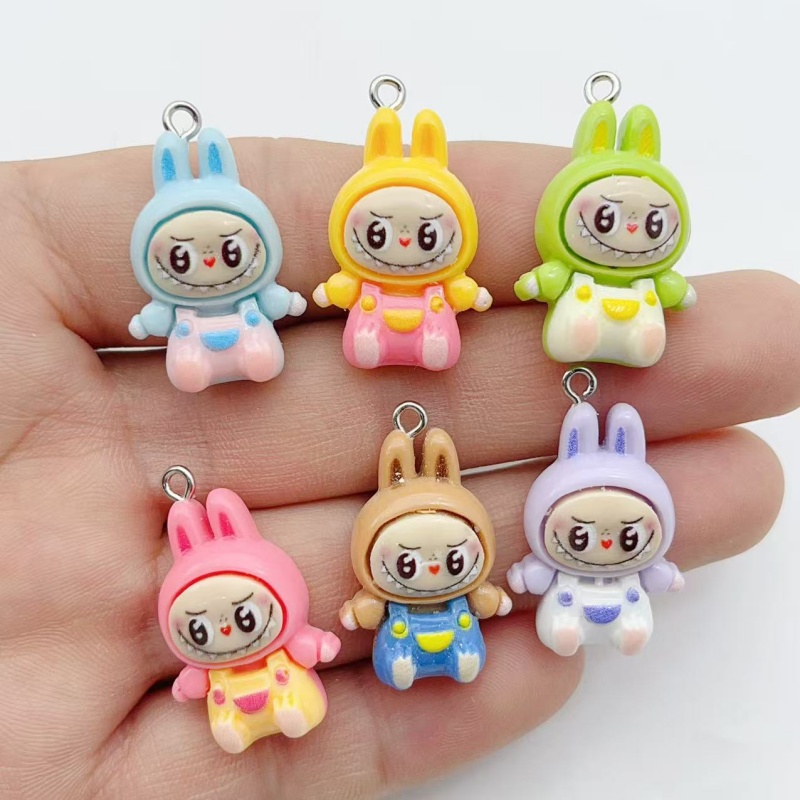 10 шт. милых подвесок из смолы – обзор и цена Resin Art Earrings