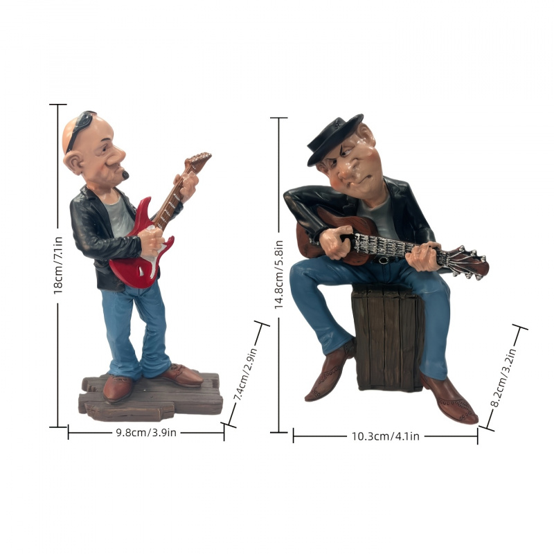 Оригинальная статуэтка гитарис – обзор и цена Resin Art Decoration Items