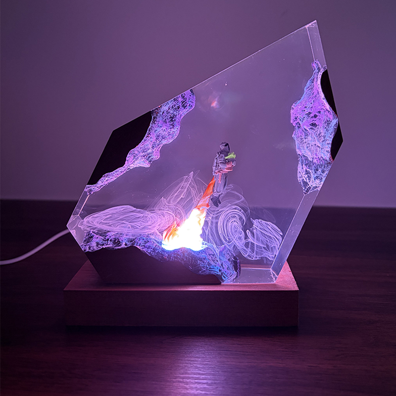 Фигурка-ночник в стиле научно- – обзор и цена Resin Art Anime