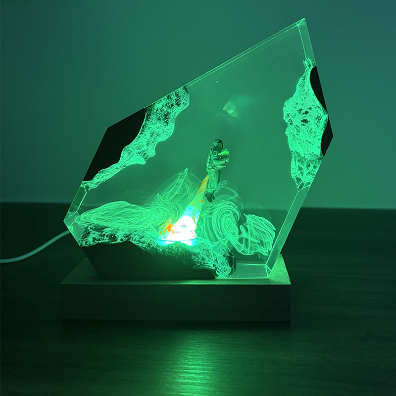 Фигурка-ночник в стиле научно- – обзор и цена Resin Art Anime
