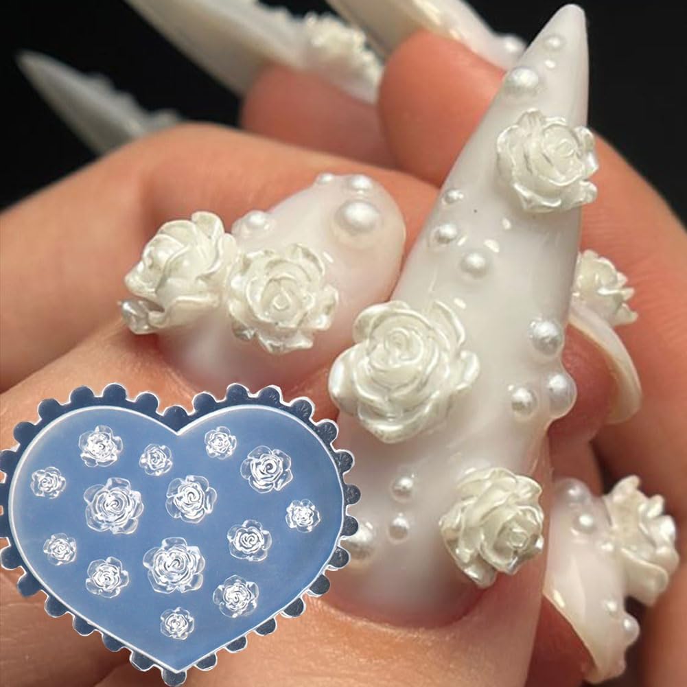 3D-формы для ногтей в виде цве – обзор и цена Resin Art Template
