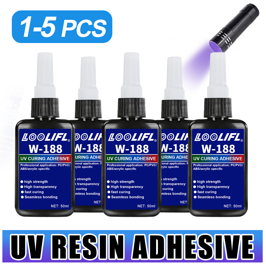 LOOLIFL 188 Strong 50 мл УФ-см – обзор и цена Resin Art Uv Light