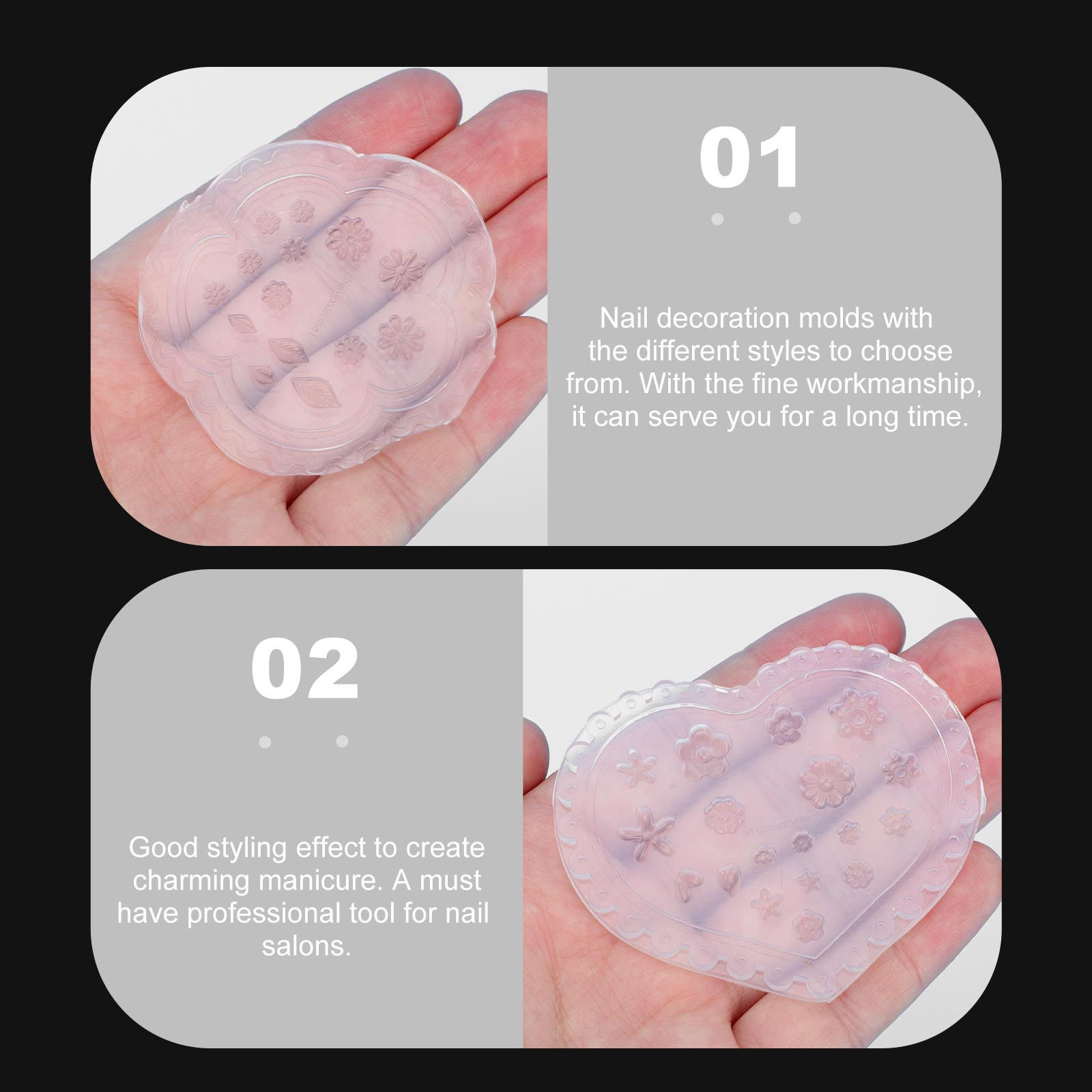 Набор из 3 многоразовых силико – обзор и цена Resin Art Template