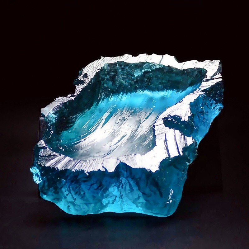 Дизайнерская пластина с океанс – обзор и цена Resin Art Ring Design